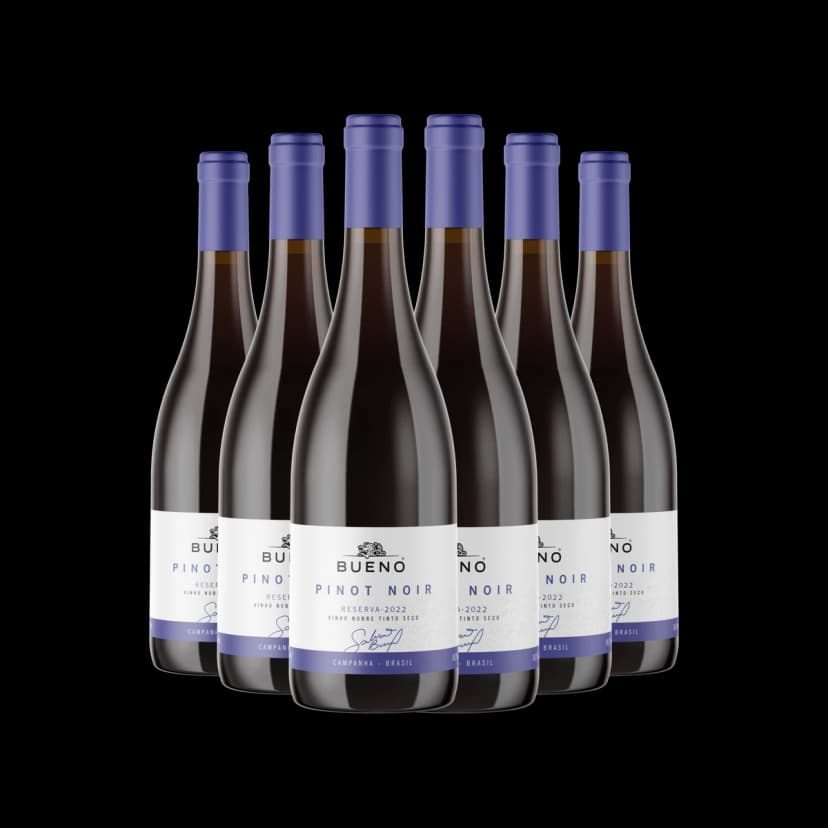 Kit 6x Vinho Bueno Pinot Noir Reserva 2023