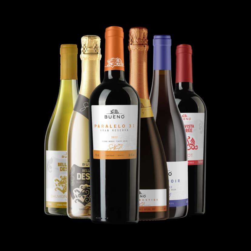 Kit Degustação Bueno Wines - Linha Premium e Desirée